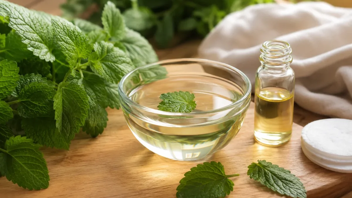 Utiliser l&rsquo;eau de mélisse pour un bouton de fièvre efficacement