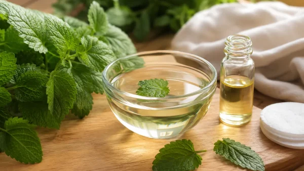 Utiliser l&rsquo;eau de mélisse pour un bouton de fièvre efficacement