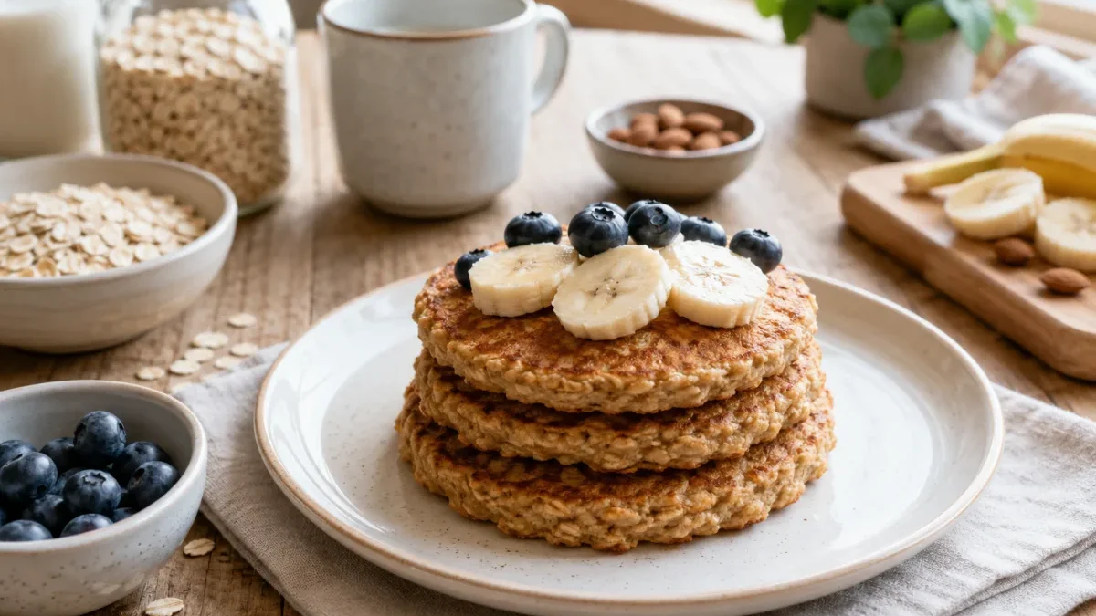 La vraie recette de galette aux flocons d&rsquo;avoine pour le petit-déjeuner